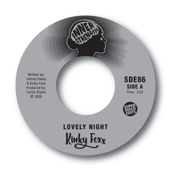 Kinky Foxx — Lovely Night / Call You Up (7") vinyl cover