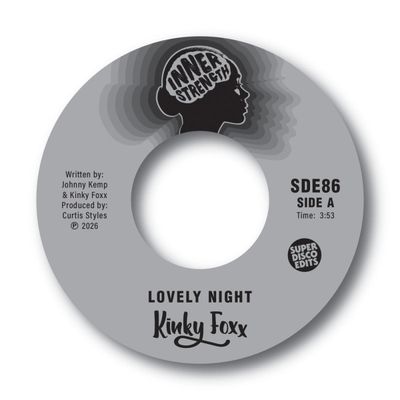 Kinky Foxx — Lovely Night / Call You Up (7") vinyl cover