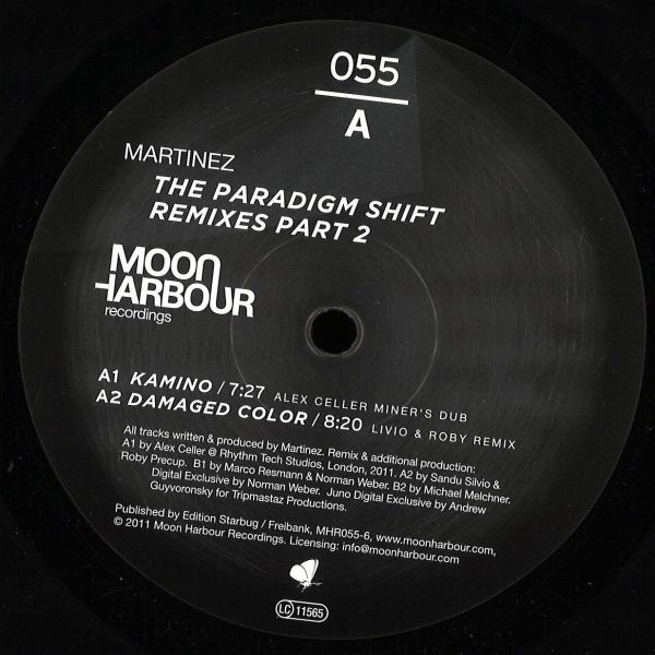 Martinez — *2* The Paradigm Shift Remixes Part (no cover) vinyl cover