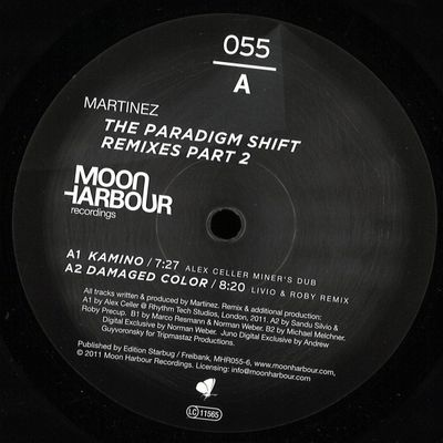 Martinez — *2* The Paradigm Shift Remixes Part (no cover) vinyl cover