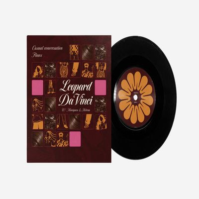 Leopard DaVinci, Moniquea, Helena — Casual Conversation / Flaws (7") vinyl cover
