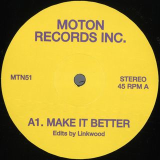 Moton Records Inc — Linkwood Edits vinyl cover