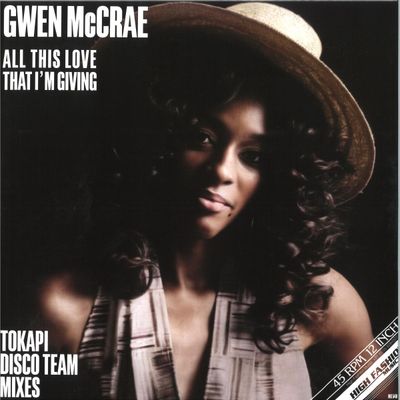 Gwen Mccrae — ALL THIS LOVE THAT I'M GIVING 12" vinyl cover