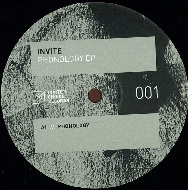 Invite — Phonology E.p. vinyl cover