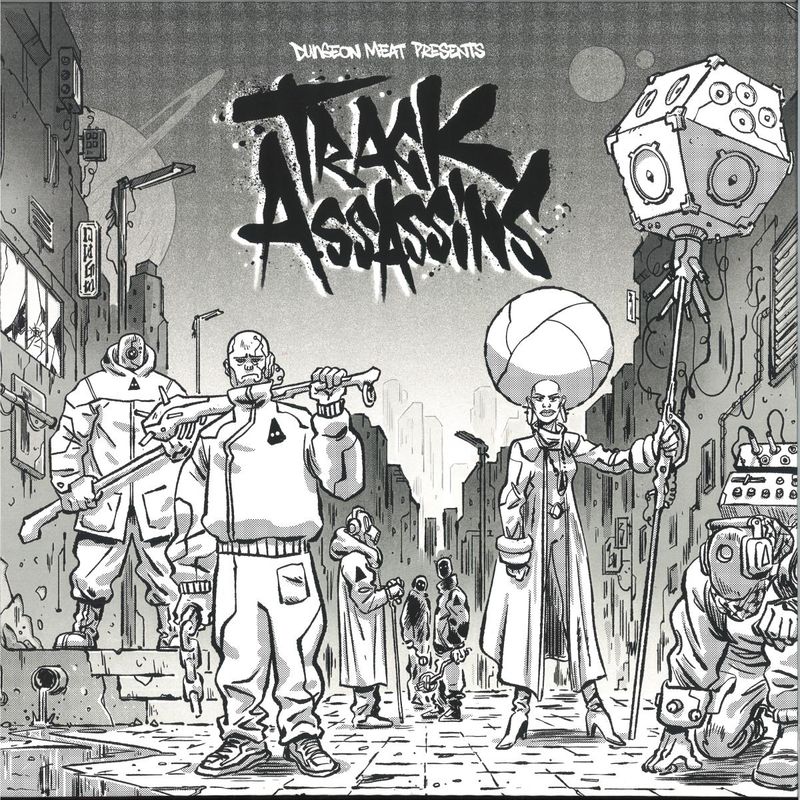 Mance, Timmy P, Pimp C, Jesse Merlin — Track Assassins vinyl cover