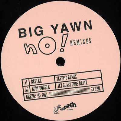 Big Yawn — No! Remixes vinyl cover