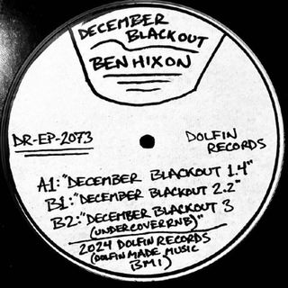 Ben Hixon — December Blackout EP vinyl cover