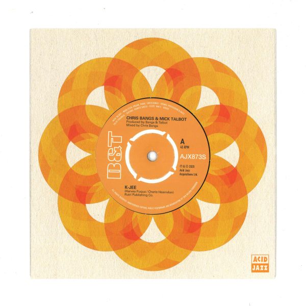 Chris Bangs, Mick Talbot — K-JEE / RE-MICKS (7") vinyl cover