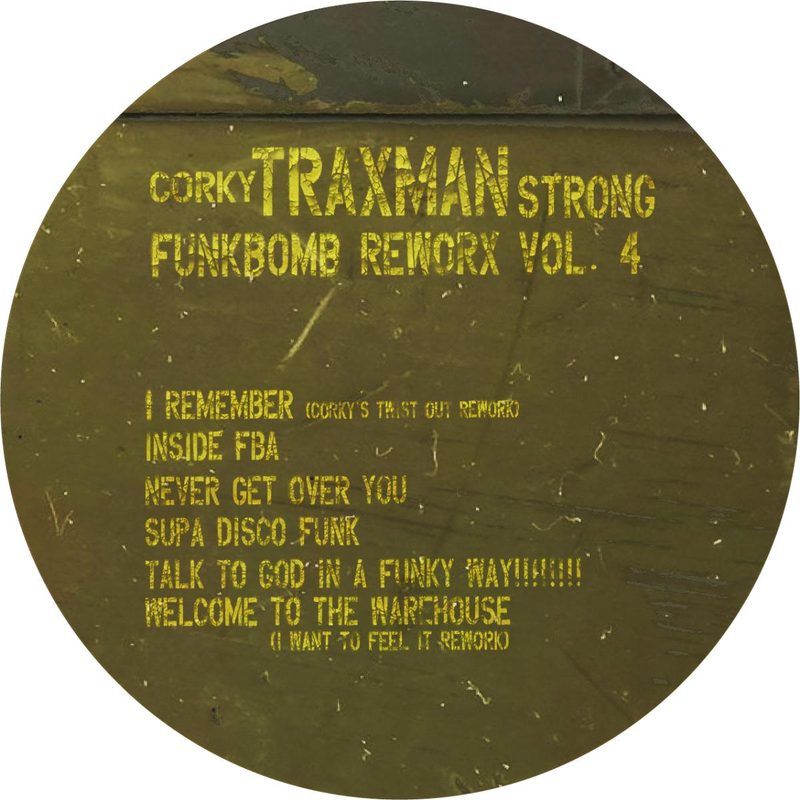 Corky 'Traxman' Strong — FUNKBOMB #4 vinyl cover
