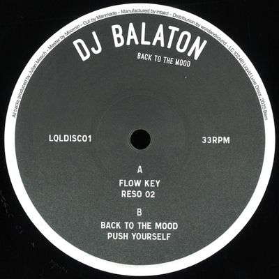 DJ Balaton — Back to the Mood vinyl cover