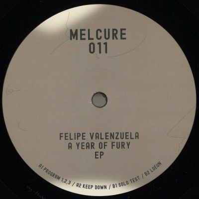 Felipe Valenzuela — A Year Of Fury EP vinyl cover
