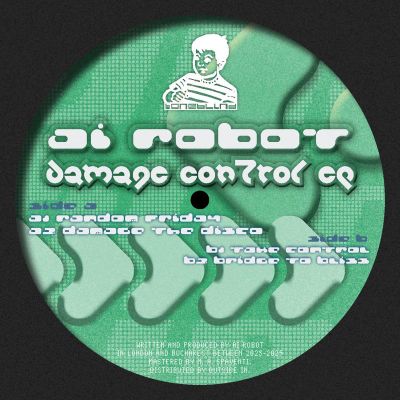 AI Robot — Damage Control vinyl cover