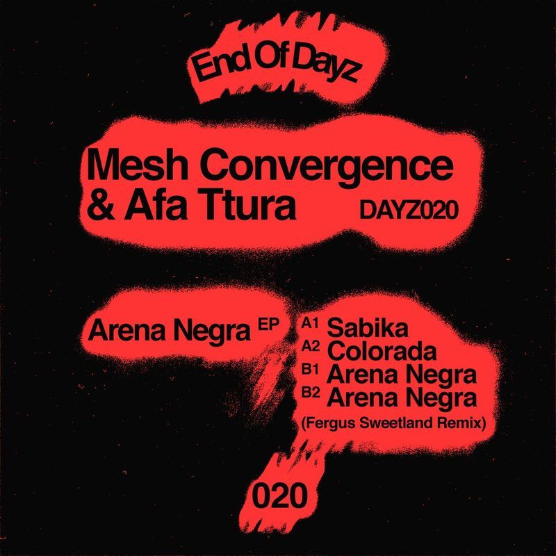 Mesh Convergence, Afa Ttura — Arena Negra LP vinyl cover