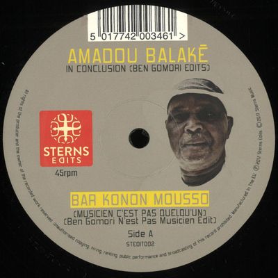 Amadou Balake, Ben Gomori — In Conclusion ( Ben Gomori's Edits) vinyl cover