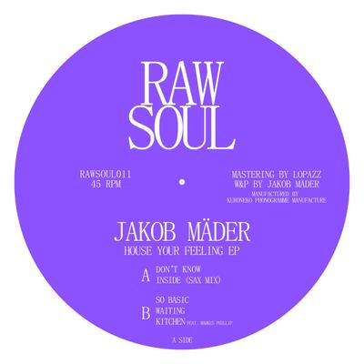 Jakob Mäder — House Your Feeling EP vinyl cover