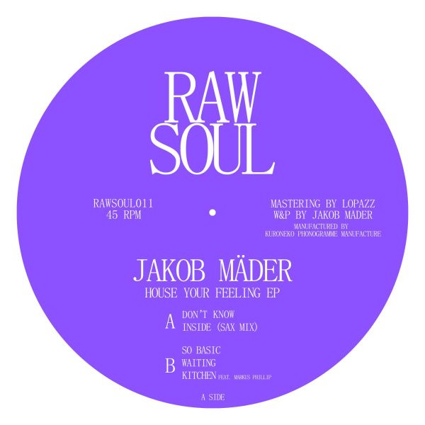 Jakob Mäder — House Your Feeling EP vinyl cover