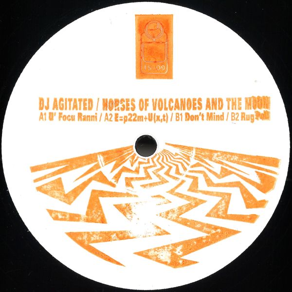 Dj Agitated — Horses of Volcanoes and the Moon vinyl cover
