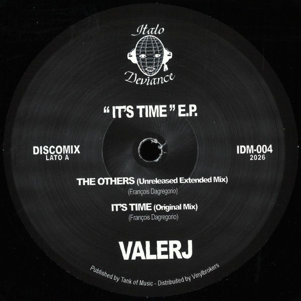 Valerj — It's Time E.P. vinyl cover