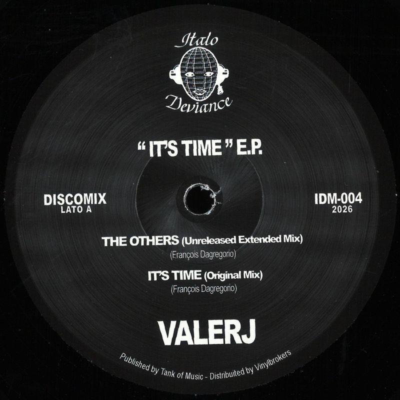 Valerj — It's Time E.P. vinyl cover
