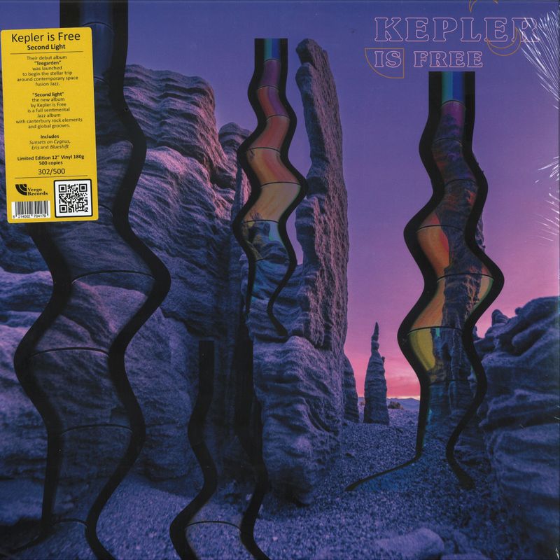 Kepler Is Free — Second Light LP vinyl cover