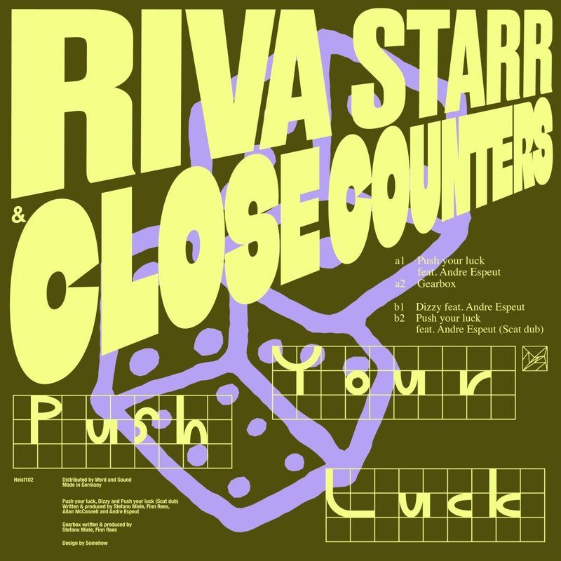 Riva Starr, Close Counters — Push your luck EP vinyl cover