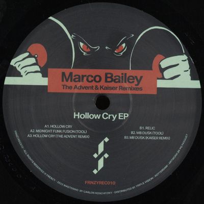 Marco Bailey — Hollow Cry EP vinyl cover