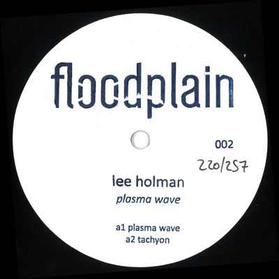 Lee Holman — Plasma Wave vinyl cover