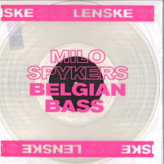 Milo Spykers — BELGIAN BASS EP vinyl cover