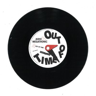 JKriv, Megatronic — Out of Time (7") vinyl cover