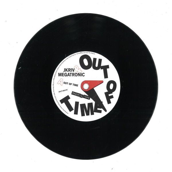 JKriv, Megatronic — Out of Time (7") vinyl cover