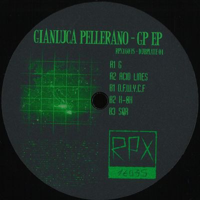 Gianluca Pellerano — GP EP vinyl cover