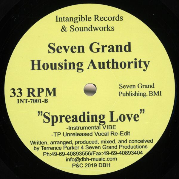 Seven Grand Housing Authority — Love Spreading vinyl cover