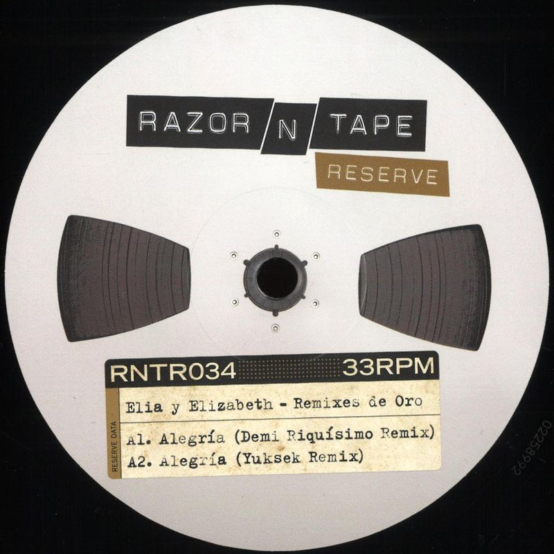 Elia y Elizabeth — Remixes De Oro / Alegría vinyl cover