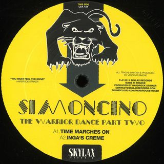 Simoncino — The Warrior Dance Ep Part#2 vinyl cover