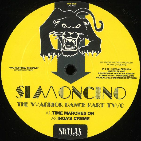 Simoncino — The Warrior Dance Ep Part#2 vinyl cover
