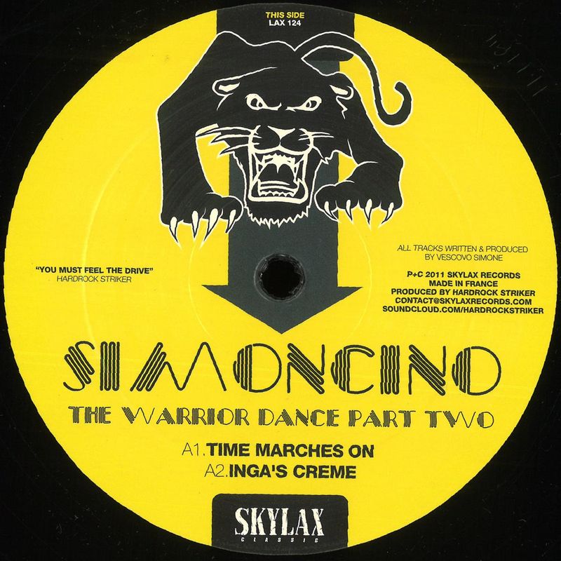 Simoncino — The Warrior Dance Ep Part#2 vinyl cover