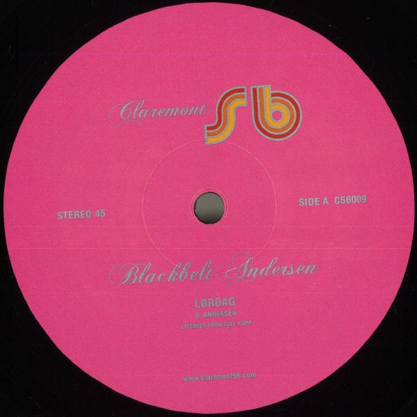 Blackbelt Andersen — Lordag vinyl cover