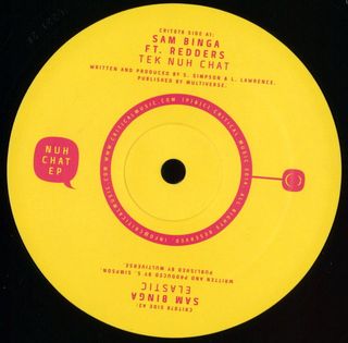Sam Binga — Nuh Chat Ep vinyl cover
