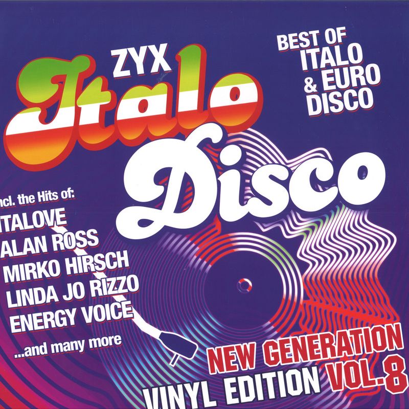 Various — ZYX Italo Disco New Generation:Vinyl Edition Vol.8 vinyl cover