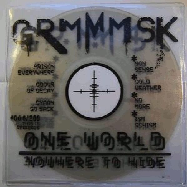 Grmmmsk — One World - Nowhere To Hide vinyl cover