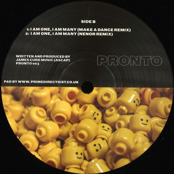 James Curd — I Am One, I Am Many vinyl cover