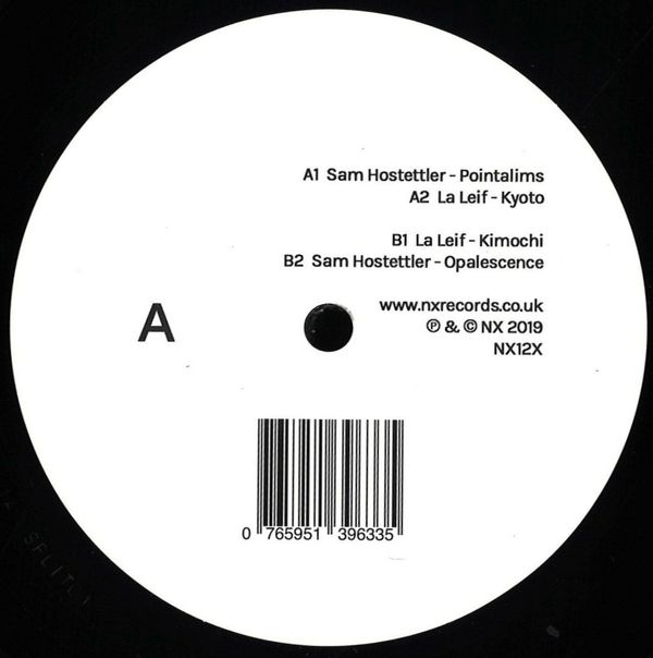 Sam Hostettler, La Leif — NX12X vinyl cover
