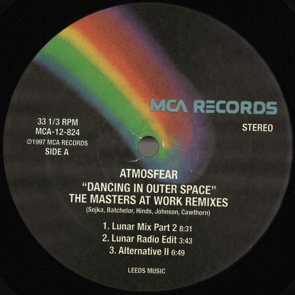 Atmosphere — Dancing in Outer Space (The Masters at Work Remixes) vinyl cover