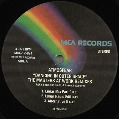 Atmosphere — Dancing in Outer Space (The Masters at Work Remixes) vinyl cover