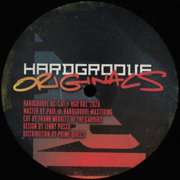 Ben Sims, Mark Broom, Mark Williams, Roku — Hardgroove Originals EP vinyl cover