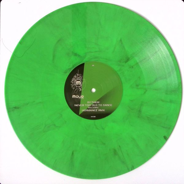 By:Them — NEVER TO OLD TO DANCE vinyl cover