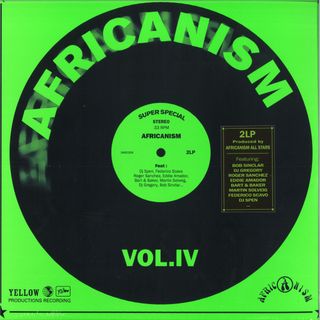 Africanism Allstars — AFRICANISM IV LP 2x12" vinyl cover