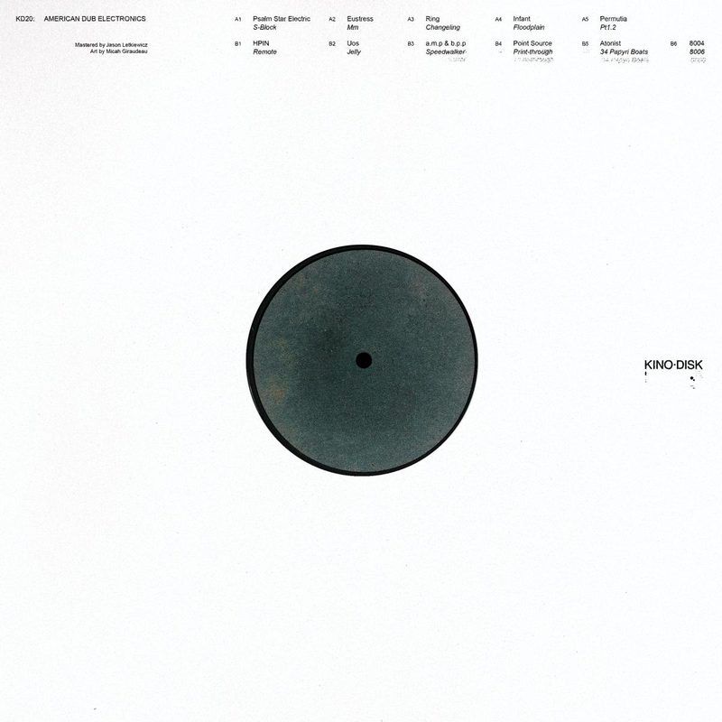 Various — AMERICAN DUB ELECTRONICS LP vinyl cover