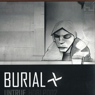 Burial — Untrue LP 2x12" vinyl cover