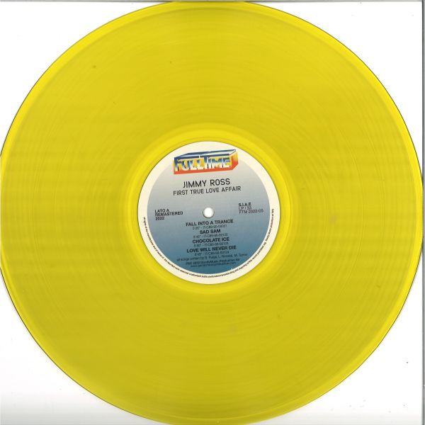 Jimmy Ross — first true love affair LP vinyl cover